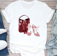 Women's T-shirt Short Sleeve T-shirts Printing Casual Printing main image 6