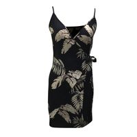 Women's Strap Dress Elegant Sexy V Neck Printing Hollow Out Sleeveless Leaves Flower Above Knee Casual Outdoor Daily main image 5