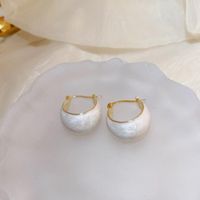 1 Pair Simple Style Heart Shape Inlay Copper Rhinestones Pearl Earrings sku image 40