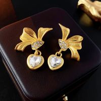 1 Pair Classical Lady Cross Enamel Plating Inlay Copper Ear Studs sku image 214