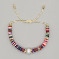 Vacation Simple Style Colorful Rope Soft Clay Women's Bracelets sku image 5