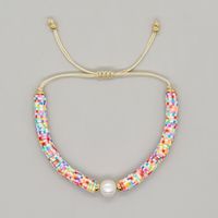 Vacation Simple Style Colorful Rope Soft Clay Women's Bracelets sku image 3