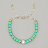 Vacation Simple Style Colorful Rope Soft Clay Women's Bracelets sku image 1