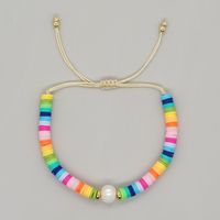 Vacation Simple Style Colorful Rope Soft Clay Women's Bracelets sku image 10