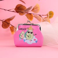 Women's Fruit Pu Leather Buckle Coin Purses sku image 2