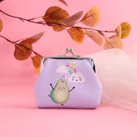 Women's Fruit Pu Leather Buckle Coin Purses sku image 4