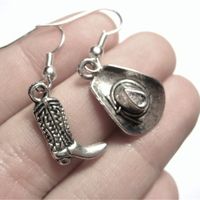 1 Pair Simple Style Boots Alloy Drop Earrings main image 1