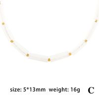 Vintage Style Water Droplets Heart Shape Artificial Gemstones Freshwater Pearl Copper Beaded Plating Inlay Zircon 18k Gold Plated Pendant Necklace sku image 2