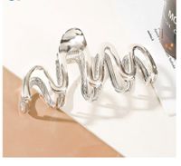Simple Style Solid Color Metal Hair Claws sku image 1