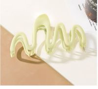 Simple Style Solid Color Metal Hair Claws sku image 5