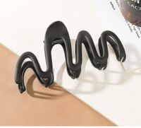 Simple Style Solid Color Metal Hair Claws sku image 6