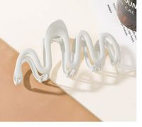 Simple Style Solid Color Metal Hair Claws sku image 7
