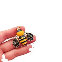 Casual Retro Bee Alloy Enamel Plating Women's Brooches main image 4