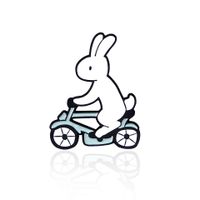 Süß Einfacher Stil Kaninchen Legierung Einbrennlack Frau Broschen sku image 5