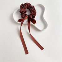 Cute Solid Color Cloth Handmade Hair Tie sku image 6