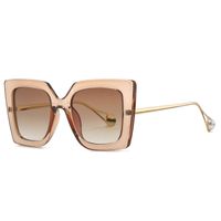 Casual Simple Style Marble Ac Square Inlaid Pearls Full Frame Women's Sunglasses main image 5