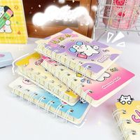 Cute Puppy Coil Book Student A7 Portable Pocket Notebook Cartoon Mini Pocket Notepad Word Book main image 1