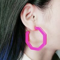 1 Paire Décontractée Géométrique Métal Placage Femmes Des Boucles D'oreilles sku image 17