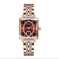 Casual Square Double Side Snaps Quartz Women's Watches main image 5