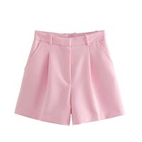 Women's Holiday Daily Streetwear Solid Color Shorts Patchwork Button Casual Pants Straight Pants main image 5