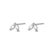 1 Pair Simple Style Commute Horse Eye Plating Inlay Sterling Silver Zircon Ear Studs main image 4