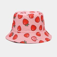 Unisex Fashion Fruit Printing Wide Eaves Bucket Hat sku image 39