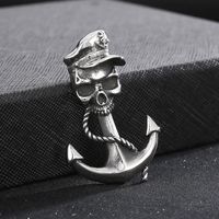 Rock Punk Anchor Skull Stainless Steel Charms Jewelry Accessories main image 8