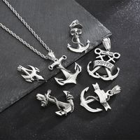 Rock Punk Anchor Skull Stainless Steel Charms Jewelry Accessories main image 7
