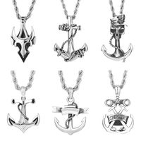 Rock Punk Anchor Skull Stainless Steel Charms Jewelry Accessories main image 5