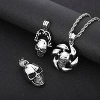 Rock Punk Skull Stainless Steel Titanium Steel Charms Jewelry Accessories main image 2