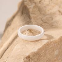 Wholesale Jewelry Simple Style Circle Space Ceramic Rings main image 1