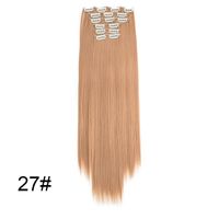 Women's Sweet Masquerade Party Cosplay High Temperature Wire Long Straight Hair Wigs sku image 17