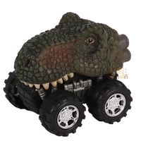 Creative Plastic Mini Model Warrior Dinosaur Children's Toy Car 1pcs sku image 1