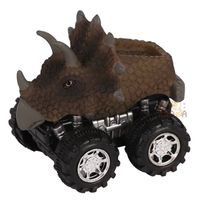 Creative Plastic Mini Model Warrior Dinosaur Children's Toy Car 1pcs sku image 4