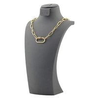 Ig Style Elegant Geometric Copper Plating Inlay Zircon 18k Gold Plated Pendant Necklace main image 6