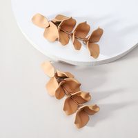 1 Pair Simple Style Petal Arylic Stoving Varnish Women's Drop Earrings sku image 10