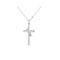 201 Stainless Steel Alloy Casual Hip-Hop Punk Cross Pendant Necklace main image 6