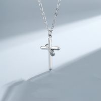 201 Stainless Steel Alloy Casual Hip-Hop Punk Cross Pendant Necklace main image 5