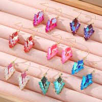 1 Pair Vintage Style Leaf Inlay Artificial Crystal Alloy Rhinestones Ear Hook main image 7