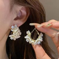1 Pair Elegant Lady Classic Style Geometric Heart Shape Inlay Alloy Artificial Crystal Drop Earrings sku image 10