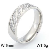 Titanium Steel 18K Gold Plated Simple Style Plating Waves sku image 1