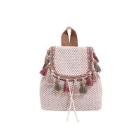 Geometric Color Block Casual Daily Women's Backpack main image 2