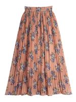 Summer Streetwear Flower Polyester Chiffon Midi Dress Skirts main image 5
