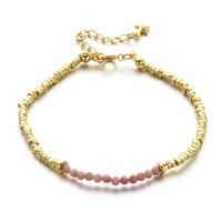 Ethnischer Stil Farbblock Ein Naturstein Perlen Überzug Armbänder sku image 1