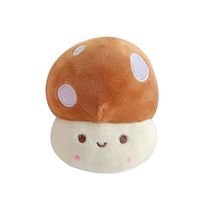 Cute Mushroom Pp Cotton Unisex Bag Pendant Keychain main image 3