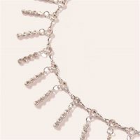 Basic Simple Style Round Tassel Metal Inlay Rhinestones Women's Chain Belts main image 4