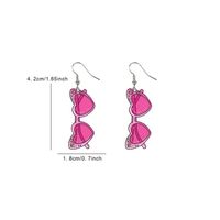 1 Pair Cartoon Style Cartoon Character Doll Heart Shape Printing Arylic Drop Earrings sku image 15
