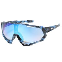 Hawaiian Simple Style Color Block Pc Toad Glasses Full Frame Sports Sunglasses sku image 5
