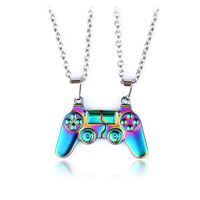Simple Style Commute Game Console Alloy Plating Couple Bracelets Necklace sku image 3