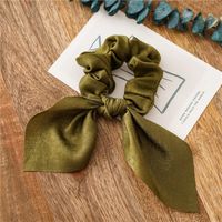 Simple Style Commute Solid Color Cloth Handmade Pleated Hair Tie sku image 11